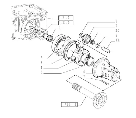 5168457 - Кольцо с зубьями
